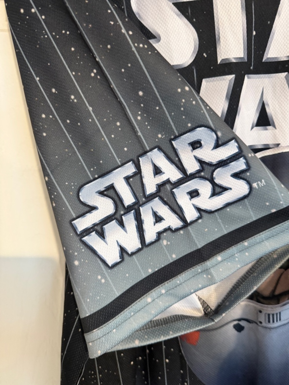 Los Angeles Angels Star Wars Mandalorian Jersey - Black with Red Logo - Picture 4 of 6
